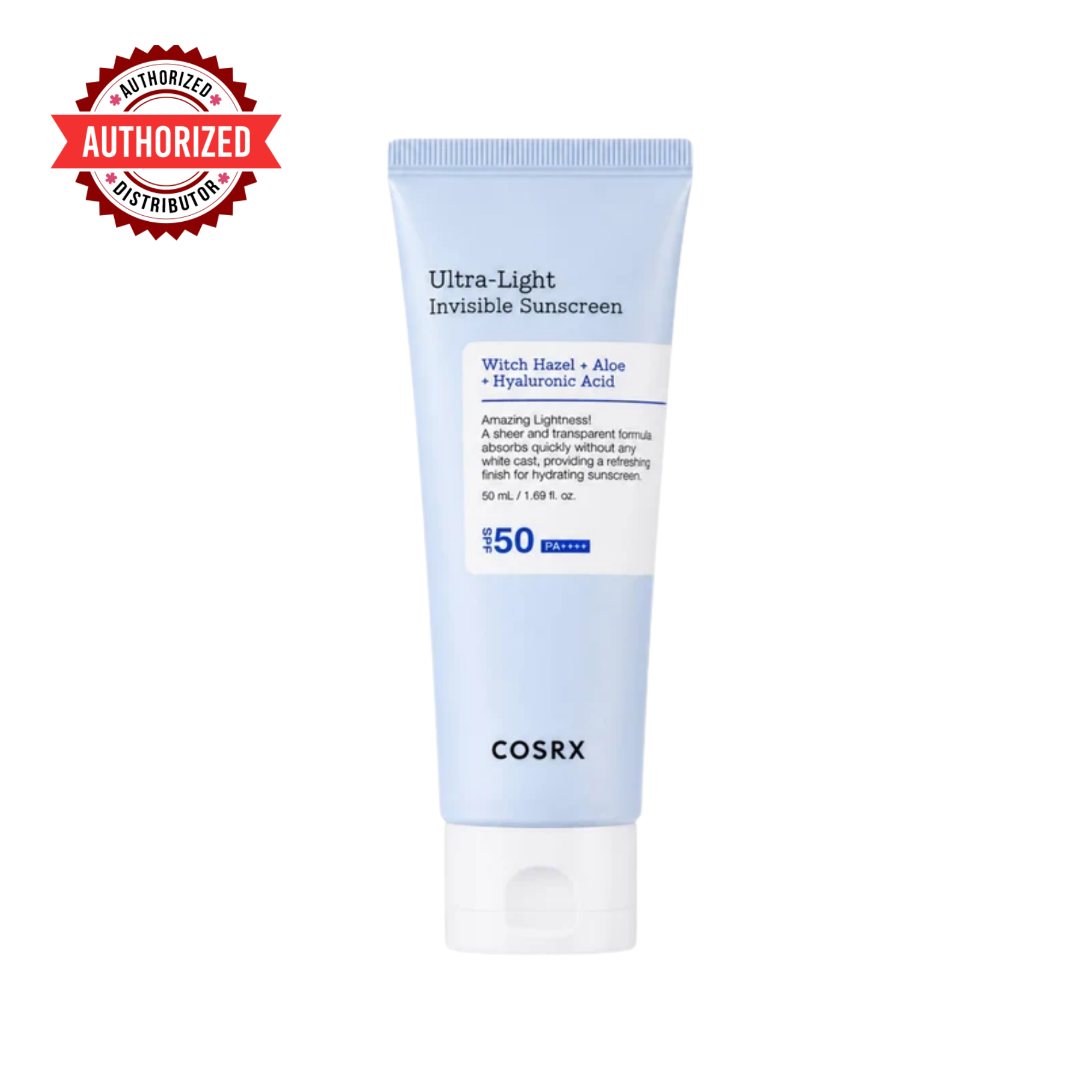 COSRX Ultra-Light Invisible Sunscreen SPF50 PA++++ 50ml