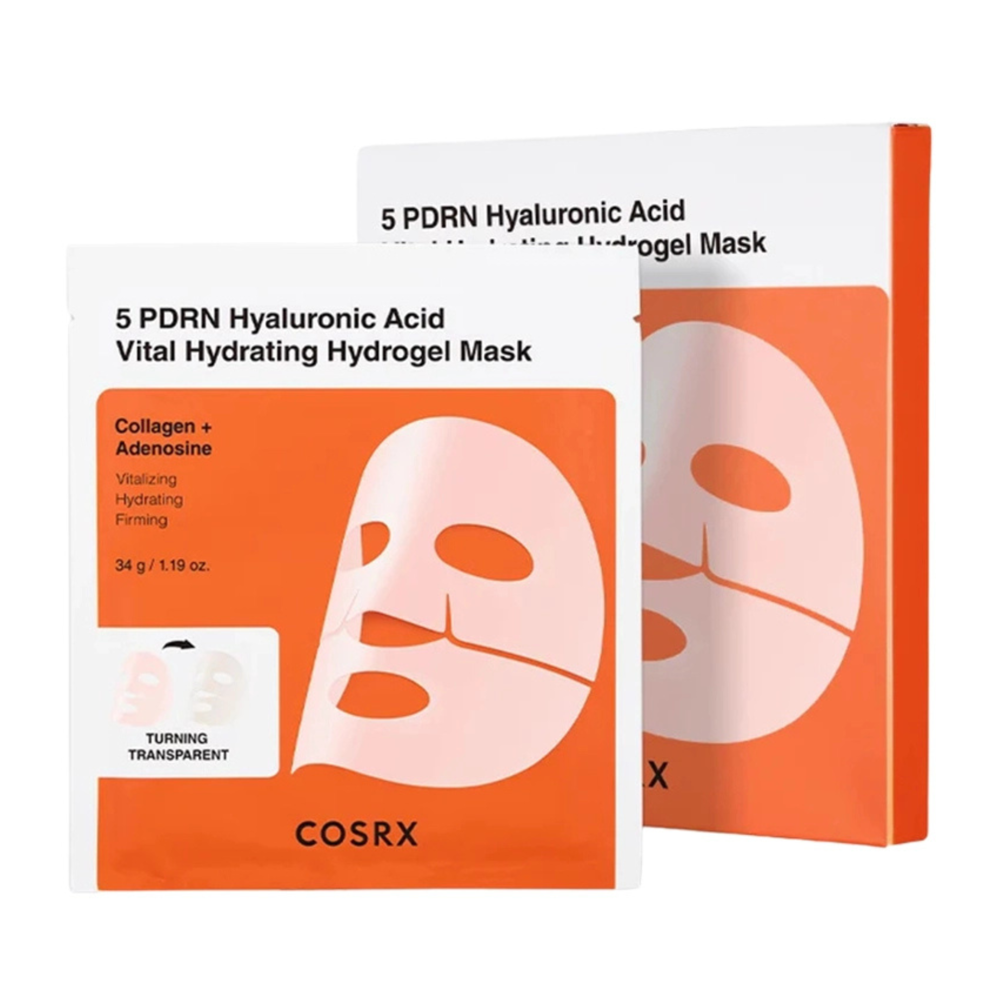 COSRX 5 PDRN Hyaluronic Acid Vital Hydrating Hydrogel Mask