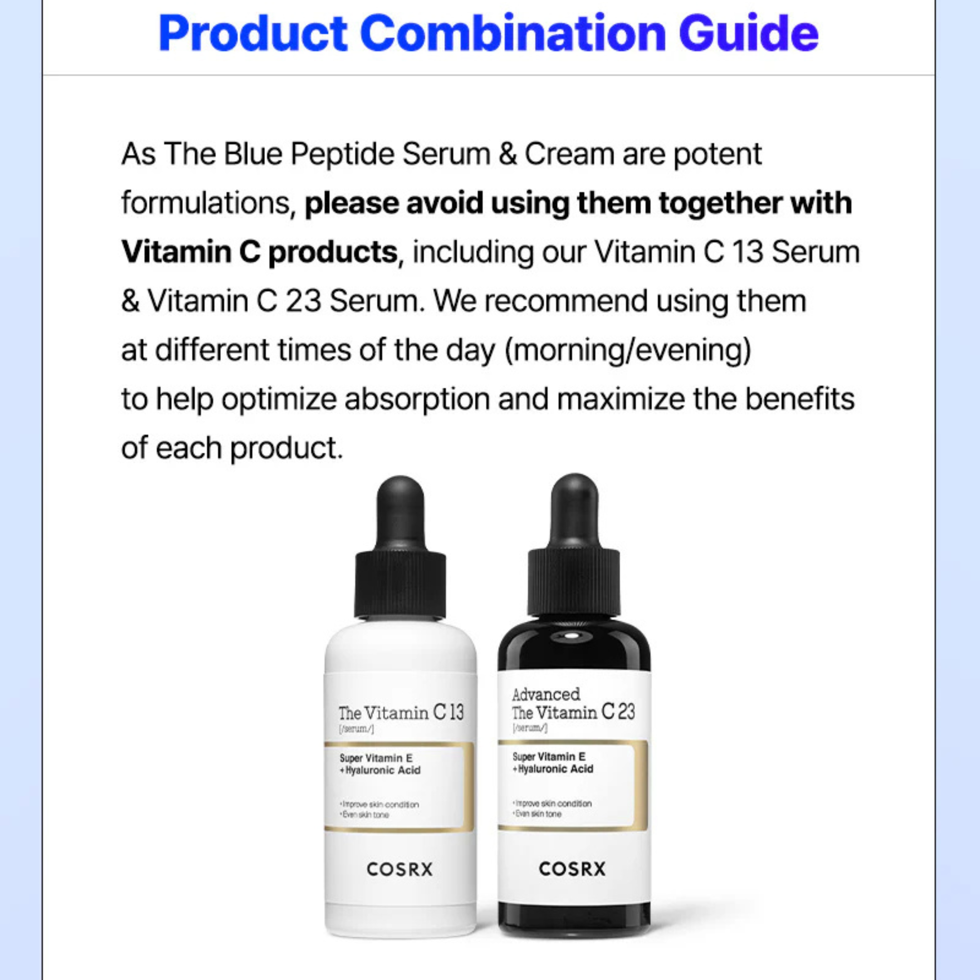 COSRX The Blue Peptide Bakuchiol Plump Glow Serum