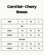 Sajiero Cami Set Dream Berry