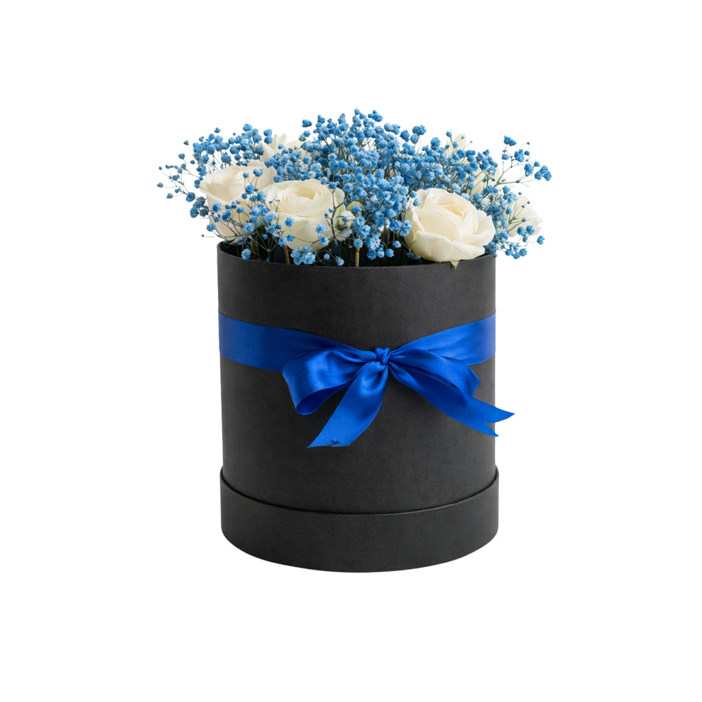 Candle Wick Store Blue Serenity Bouqet Black Base Only Available in Karachi