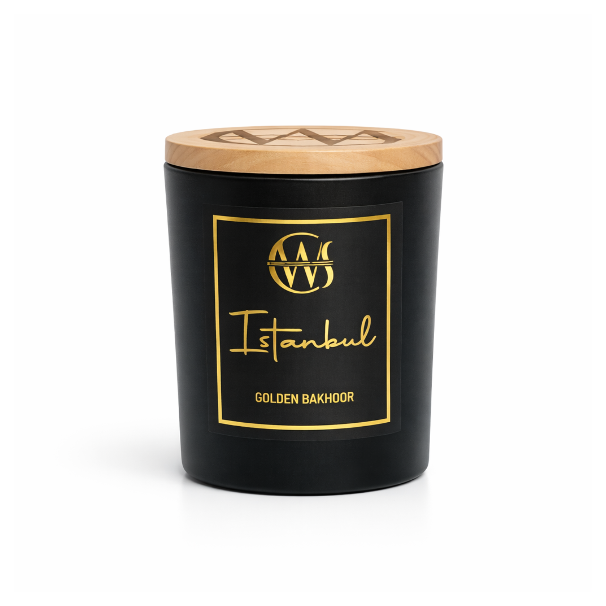 Candle Wick Store Istanbul Candle with Golden Bakhoor Scent 150gm