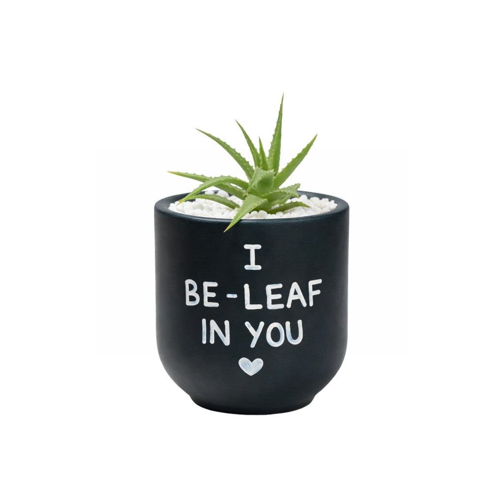 Candle Wick Store Planter I Belief In You (Only Available in Karachi)