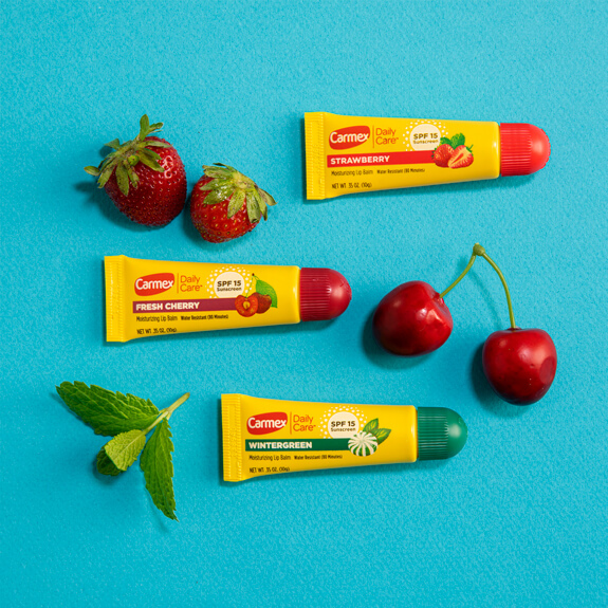 Carmex Daily Care Moisturizing Lip Balm SPF 15 Variety Pack