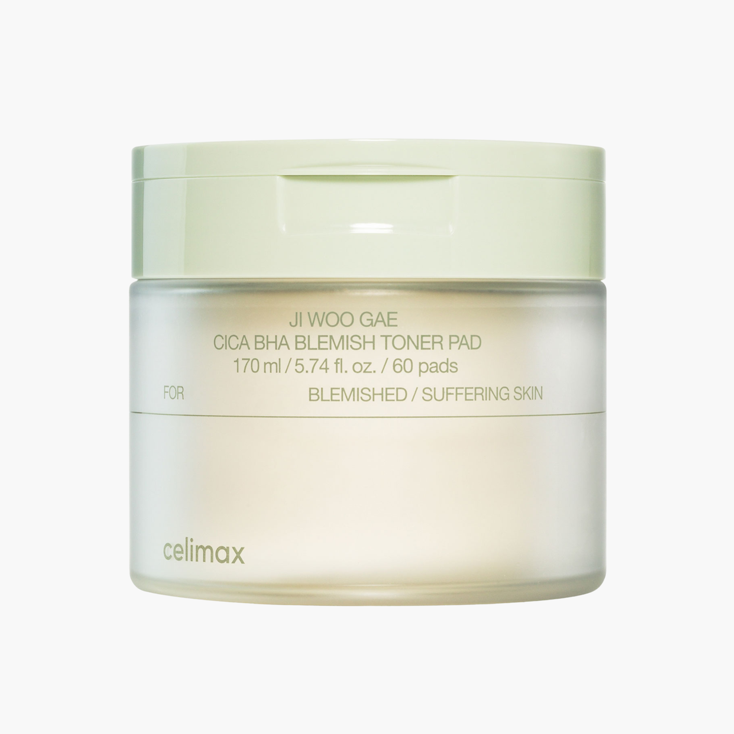 Celimax Ji Woo Gae Cica BHA Blemish Toner Pad 60 Pads