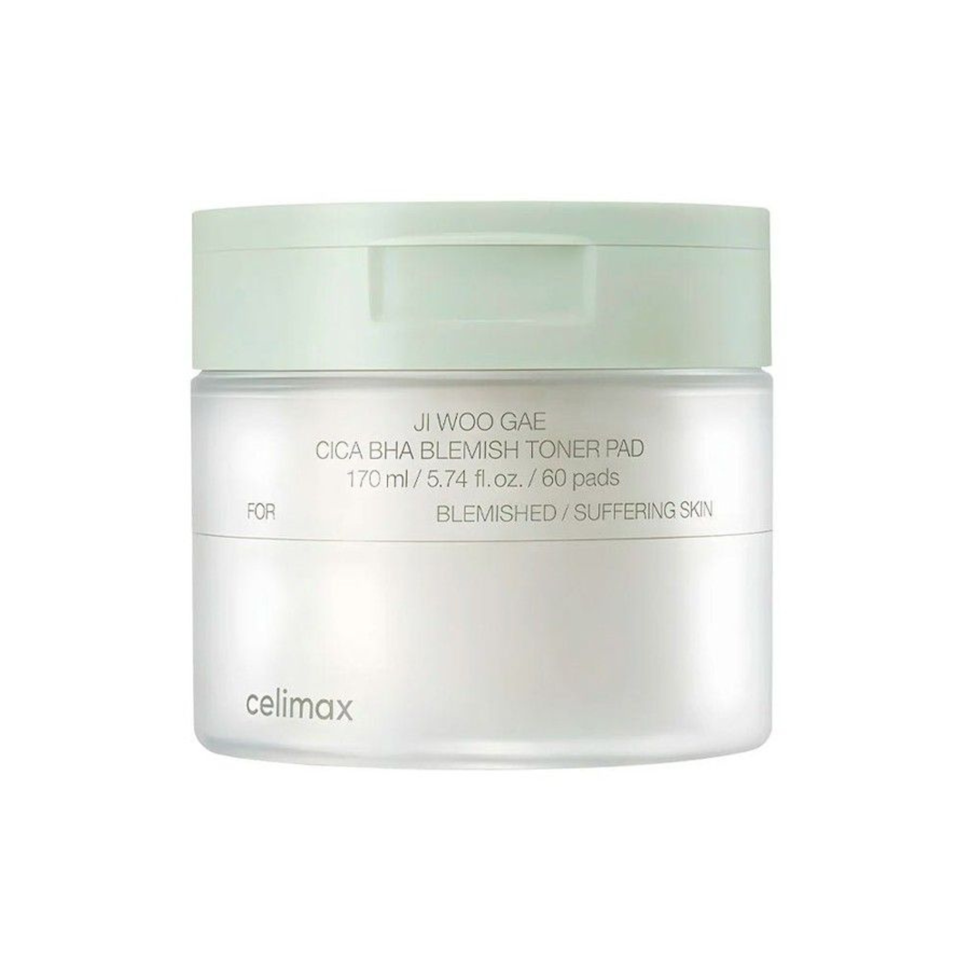 Celimax Ji Woo Gae Cica BHA Blemish Toner Pad 60 Pads