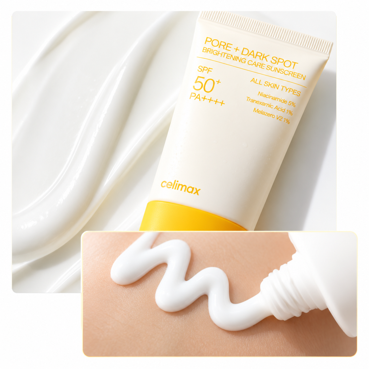 Celimax Pore + Dark Spot Brightening Care Sunscreen SPF50+ PA++++ 50ml