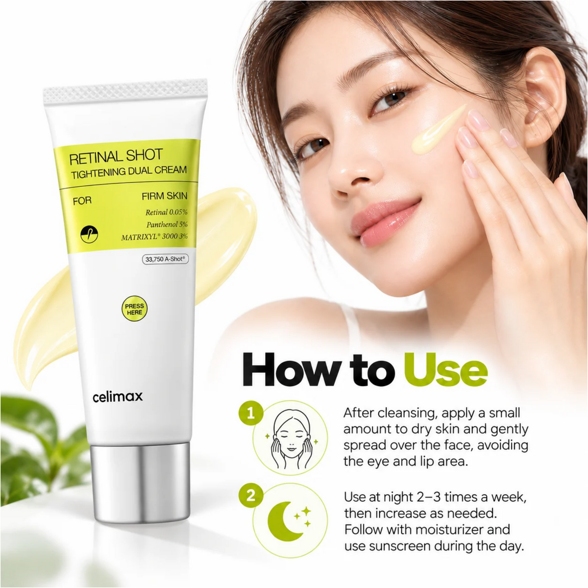 Celimax Vita-A Retinal Shot Tightening Dual Cream