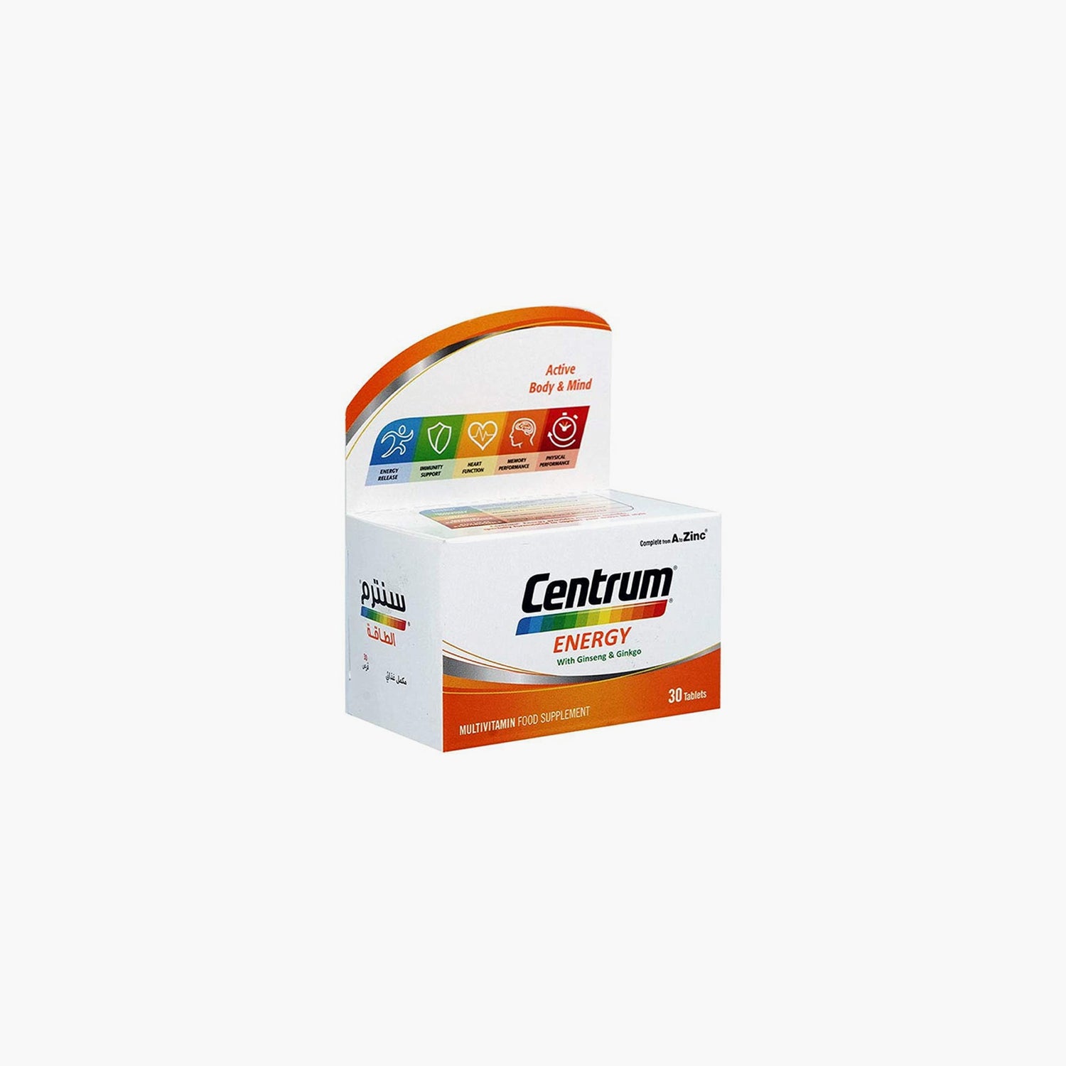 Centrum Energy Multivitamin Food Supplement 30 Tablets