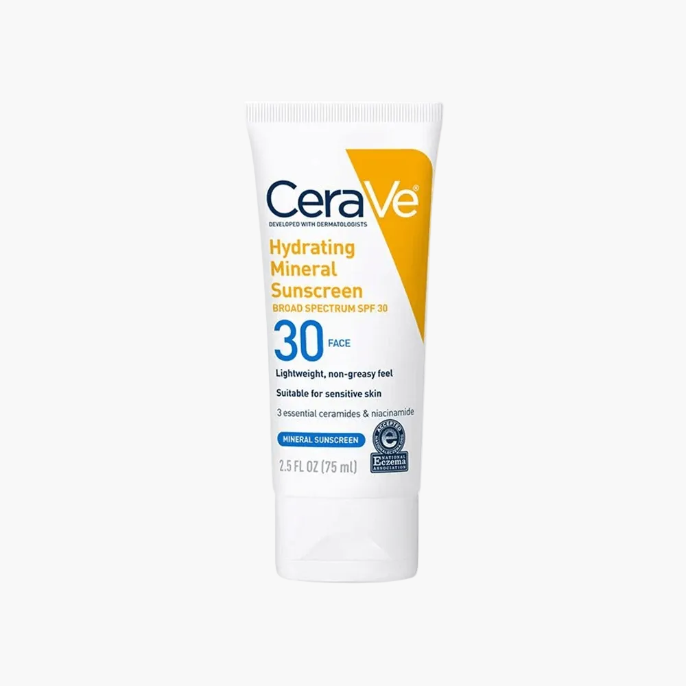 CeraVe Hydrating Mineral Face Sunscreen Spf 30 150ml - TheSkinFit
