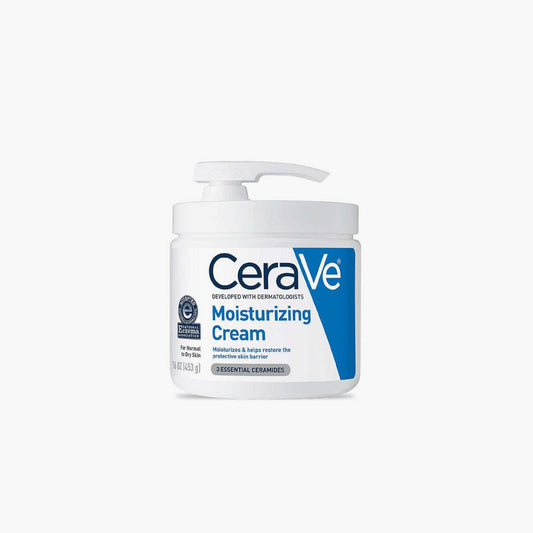 CeraVe Moisturizing Cream For Normal To Dry Skin With Pump 453gm - TheSkinFit