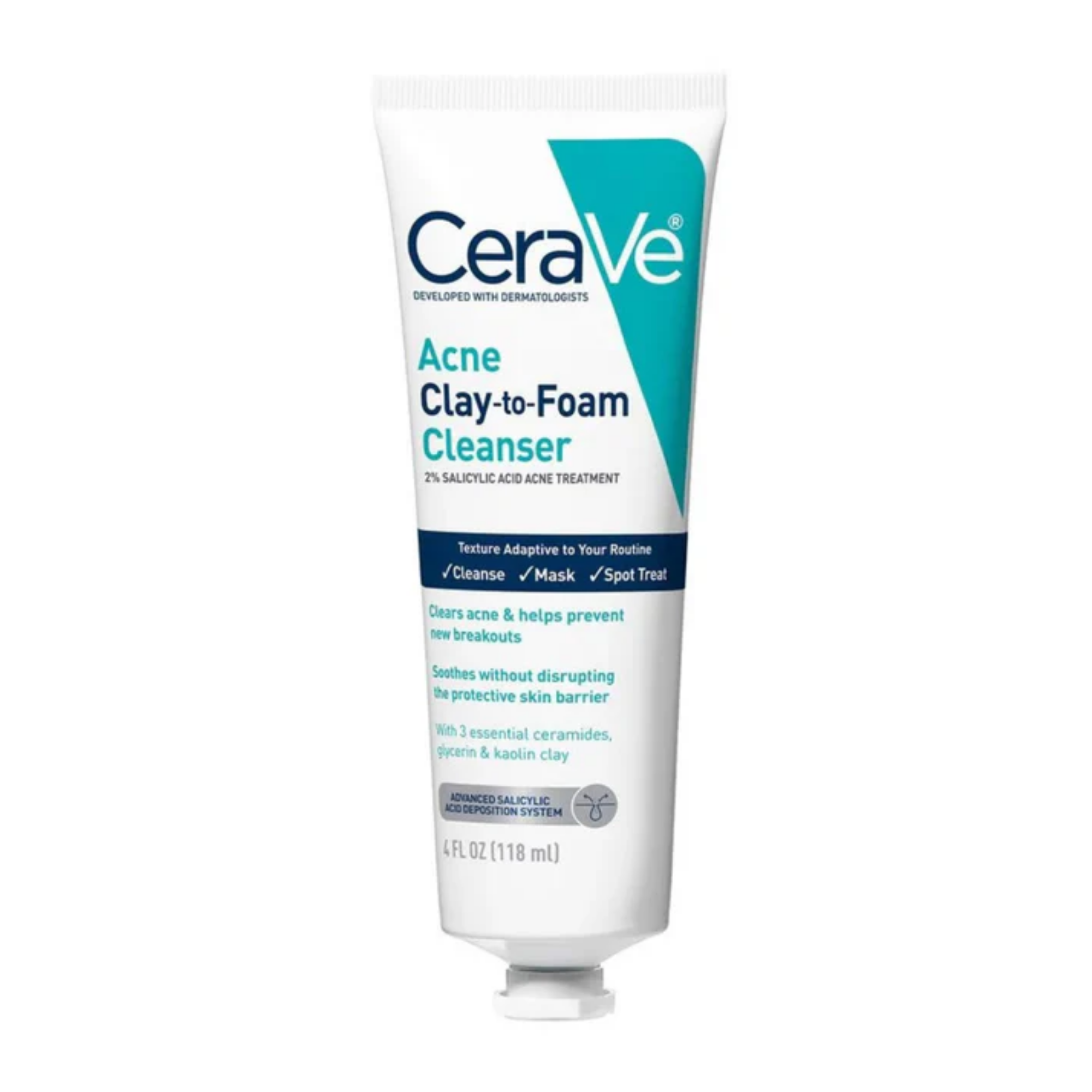CeraVe Acne Clay To Foam Cleanser