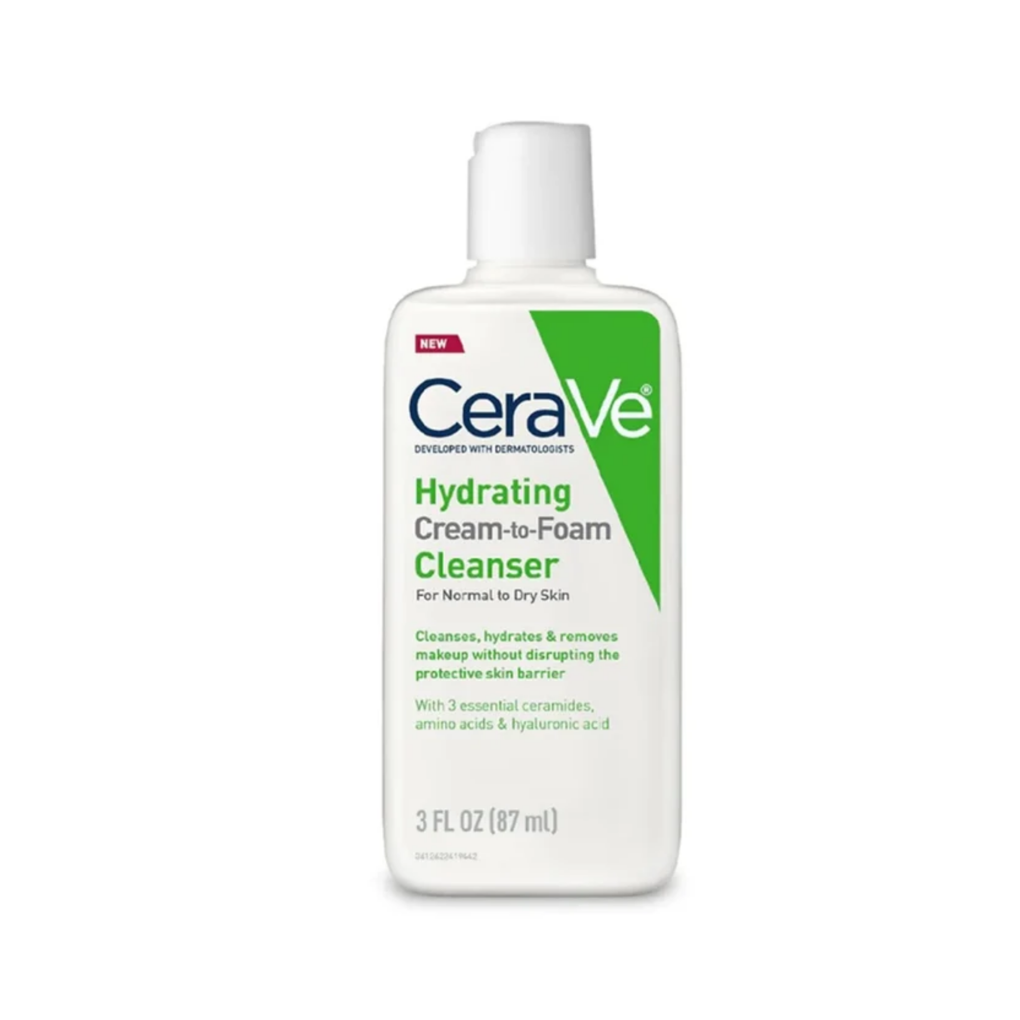 CeraVe Hydrating Cream-to-Foam Cleanser 87ml