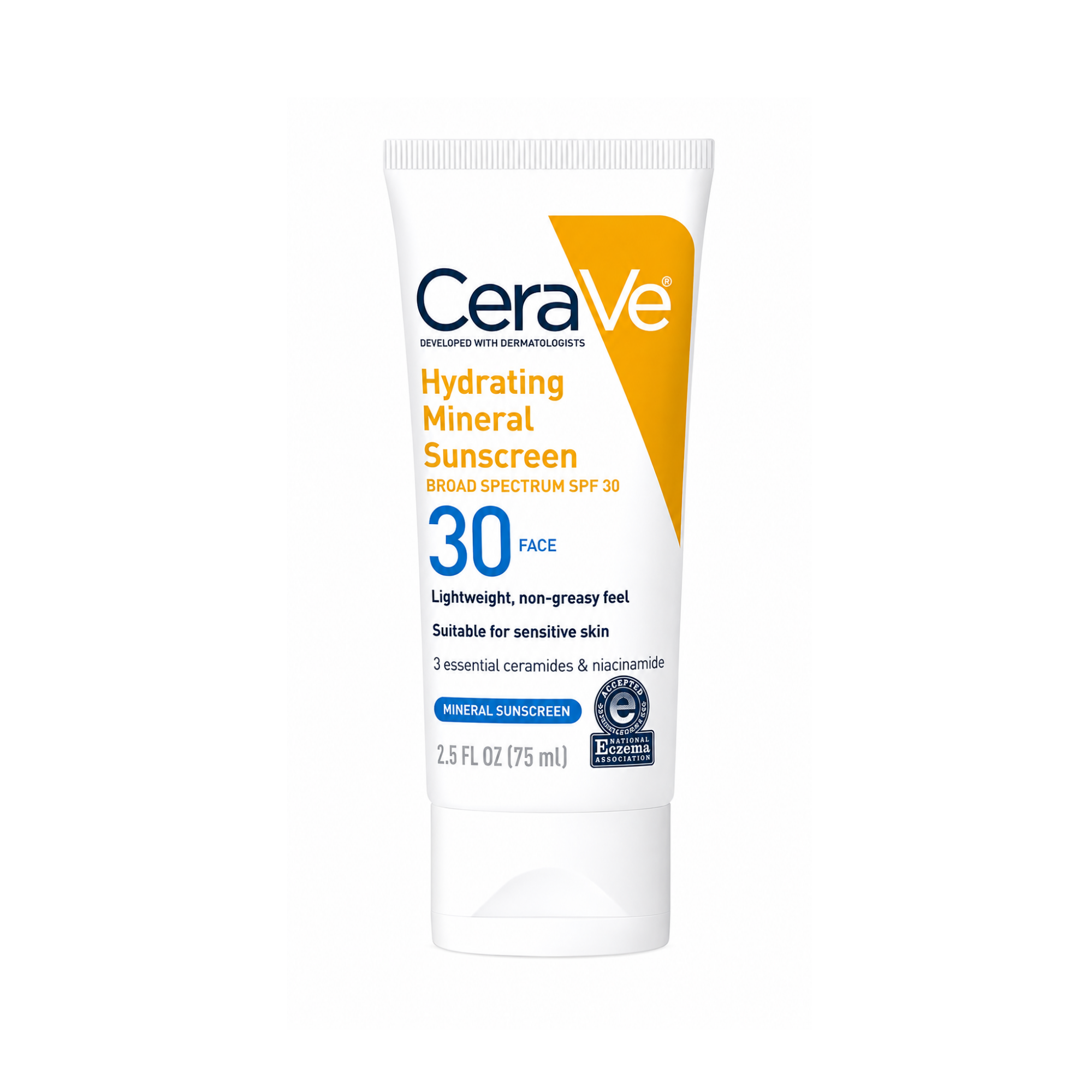 CeraVe Hydrating Mineral Sunscreen SPF30 Face Lotion 75ml
