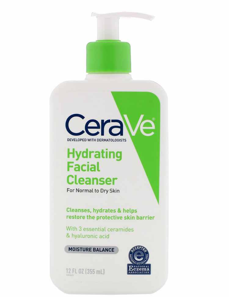 CeraVe Hydrating Facial Cleanser For Normal to Dry Skin 355ml