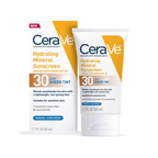 CeraVe Hydrating Mineral Sunscreen SPF30 Face Sheer Tint 50ml