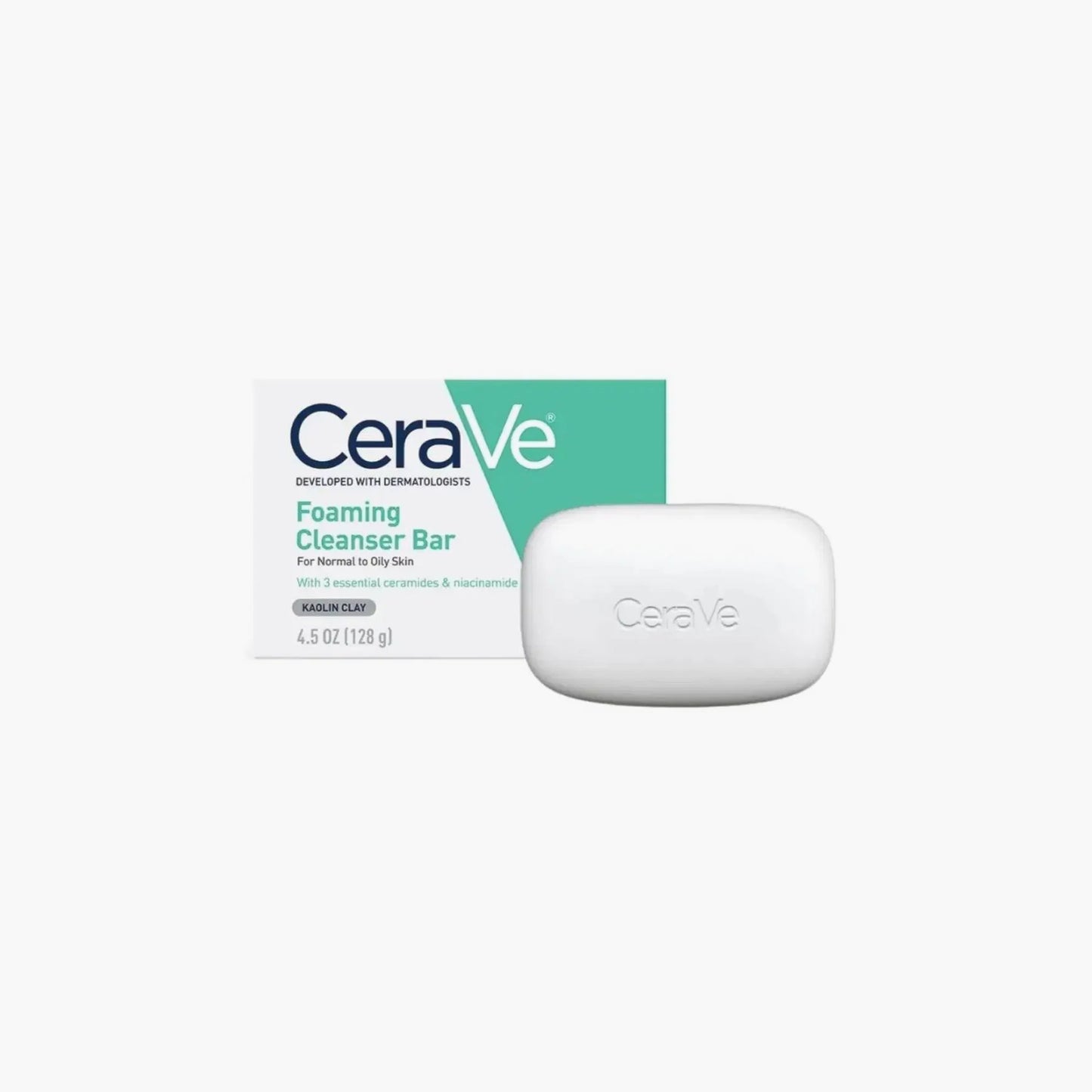 Cerave Foaming Cleanser Bar For Normal To Oily Skin 128g