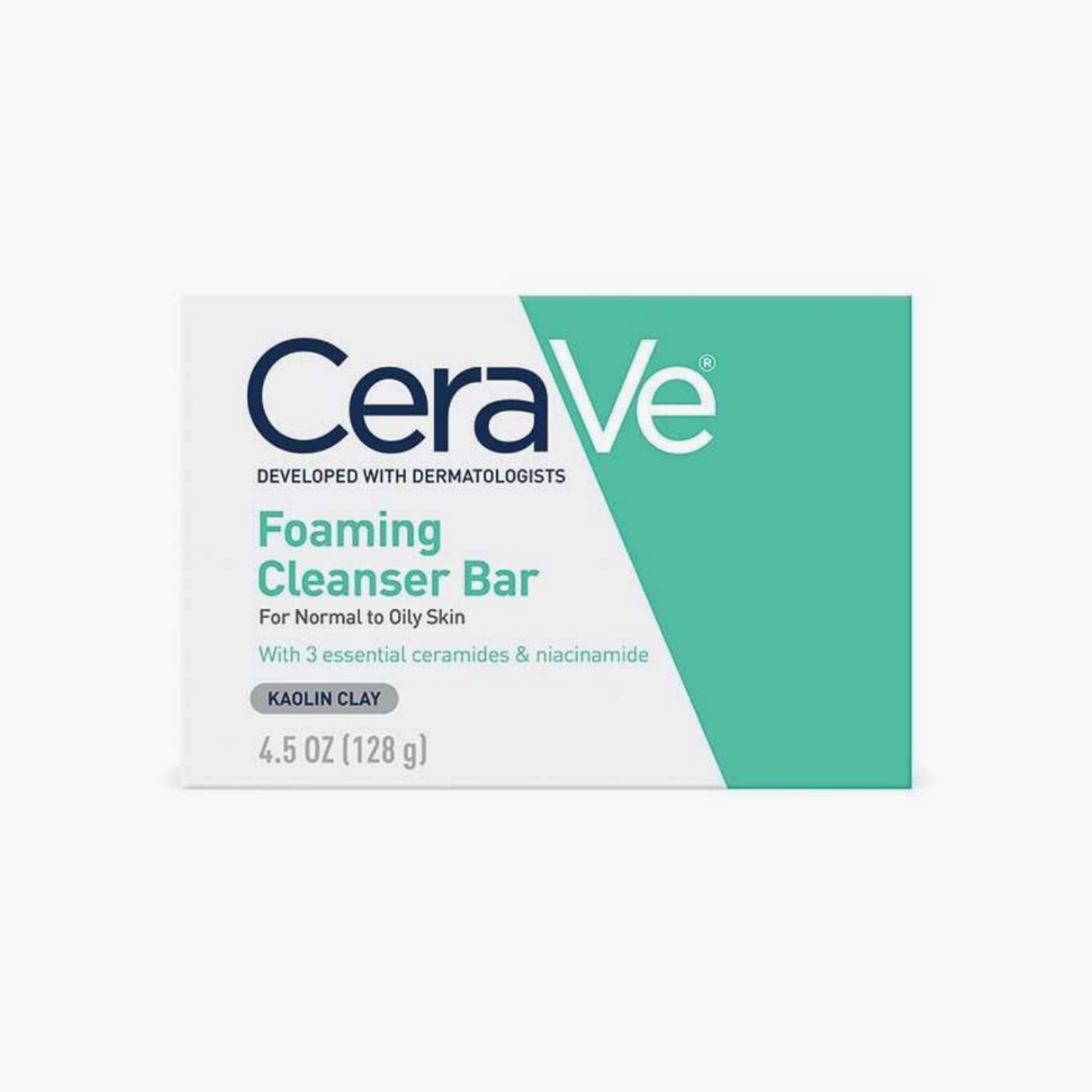 Cerave Foaming Cleanser Bar For Normal To Oily Skin 128g