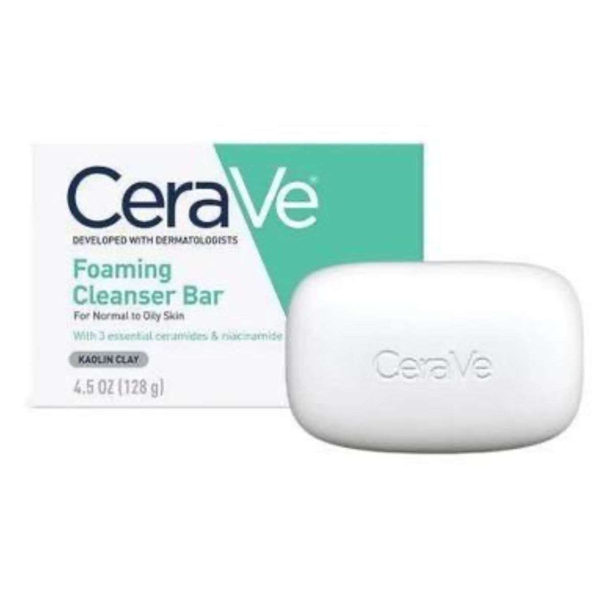 Cerave Foaming Cleanser Bar For Normal To Oily Skin 128gm