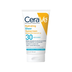 Cerave Hydrating Sheer Face & Body Sunscreen Broad Spectrum SPF30