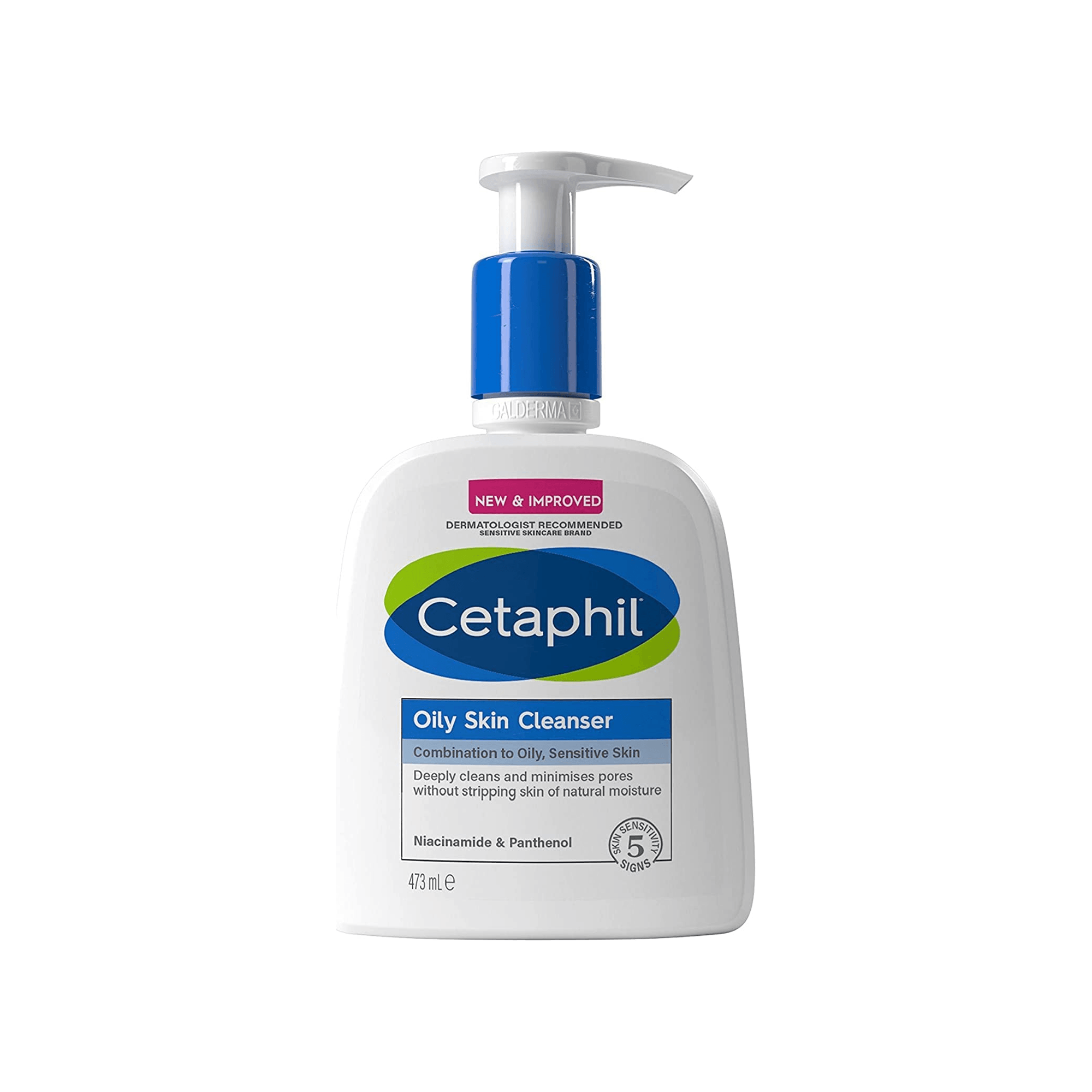 Cetaphil Oily Skin Cleanser Combination To Oily Sensitive Skin 473ml - TheSkinFit