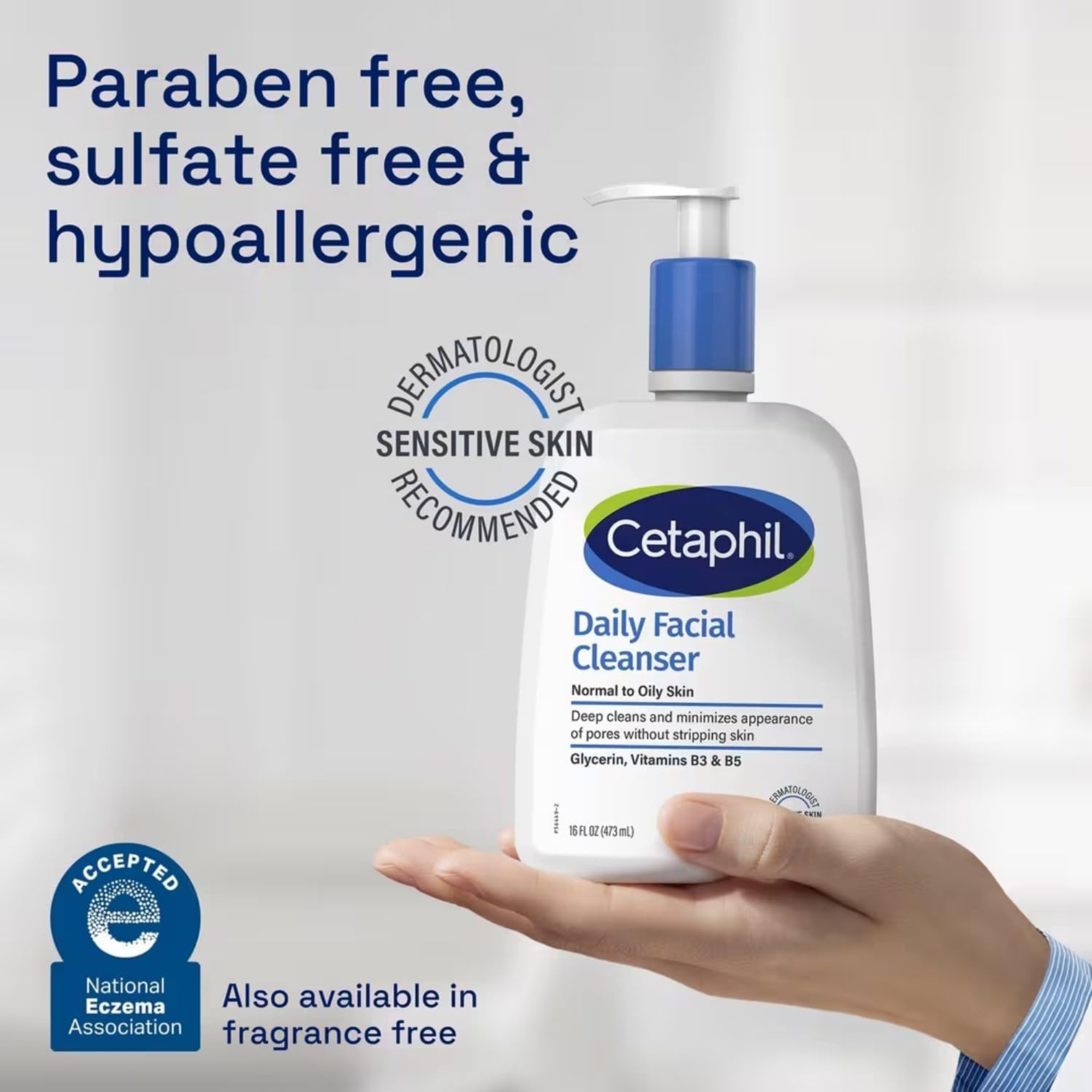 Cetaphil Daily Facial Cleanser For Normal To Oily Skin
