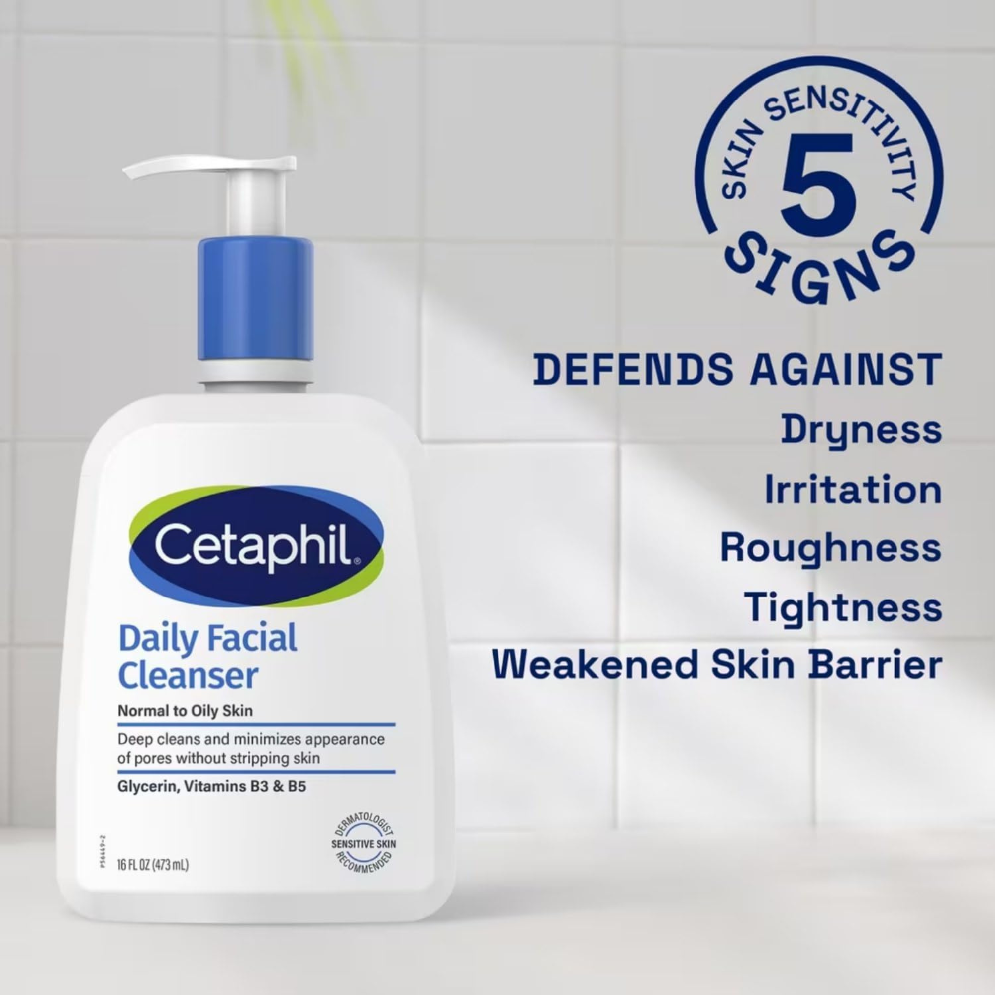 Cetaphil Daily Facial Cleanser For Normal To Oily Skin