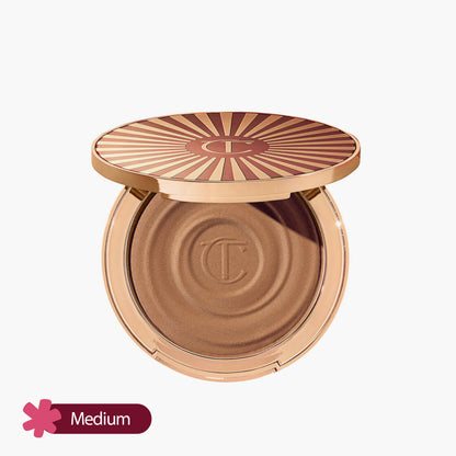 Charlotte Tilbury Beautiful Skin Sun-Kissed Glow Cream Bronzer Medium 21gm