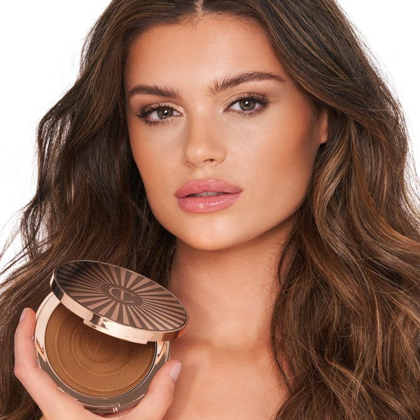 Charlotte Tilbury Beautiful Skin Sun-Kissed Glow Cream Bronzer Medium 21gm