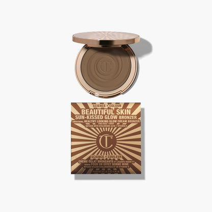 Charlotte Tilbury Beautiful Skin Sun-Kissed Glow Cream Bronzer Medium 21gm