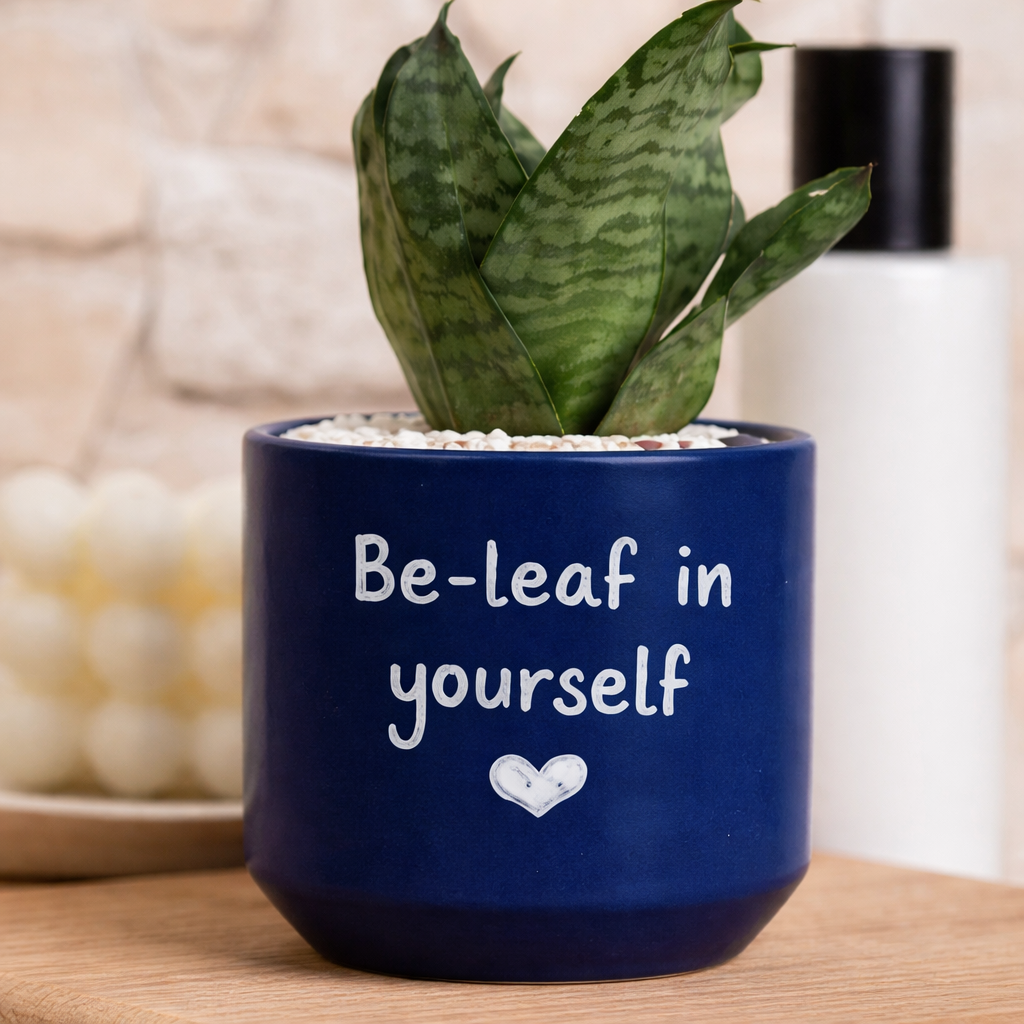 Candle Wick Store Planter Be Leaf In Yourself Only Available in Karachi