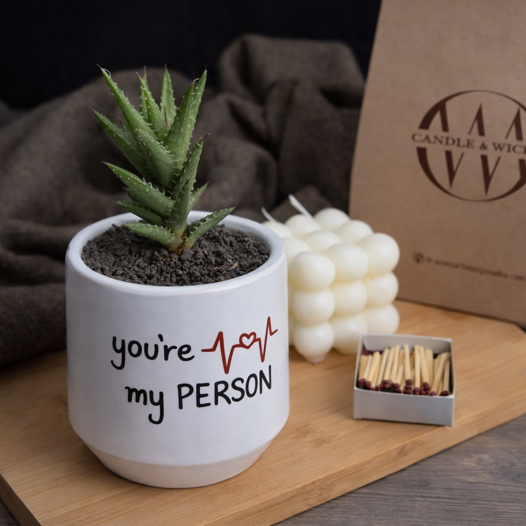 Candle Wick Store Planter You’re My Person (Only Available in Karachi)