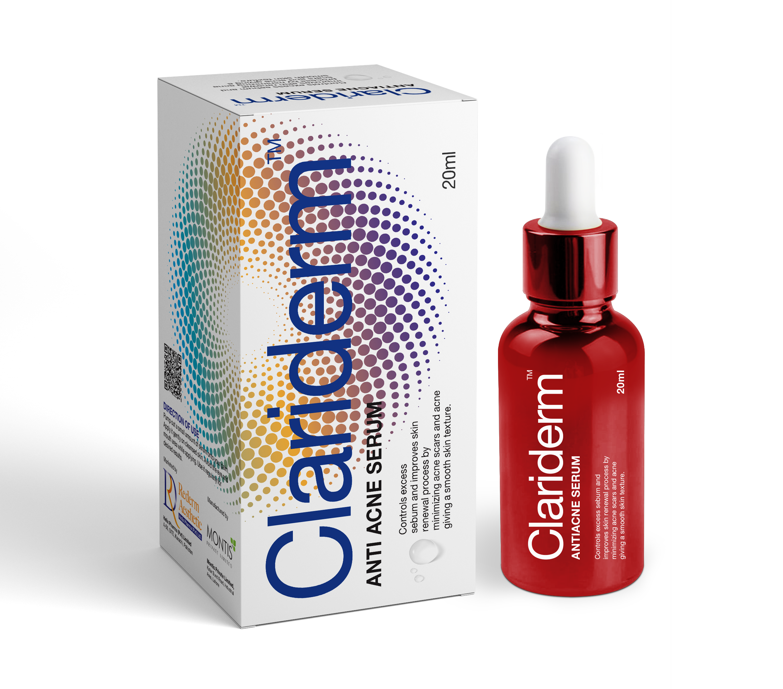 Rederm Aesthetics Clariderm Anti-Acne Serum 20ml