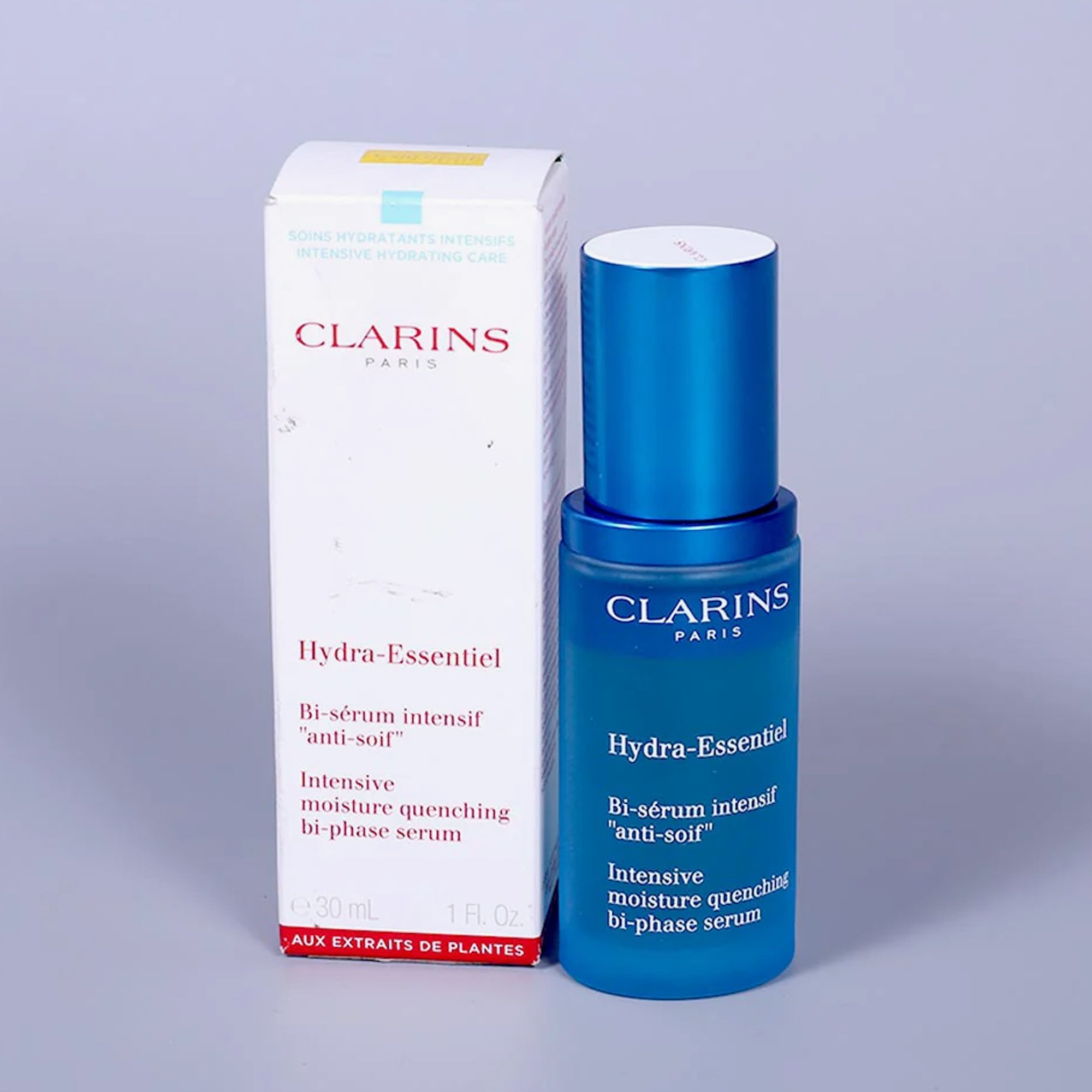 Clarins Hydra-Essentiel Intensive Moisture Quenching Bi-Phase Serum 30ml how to use