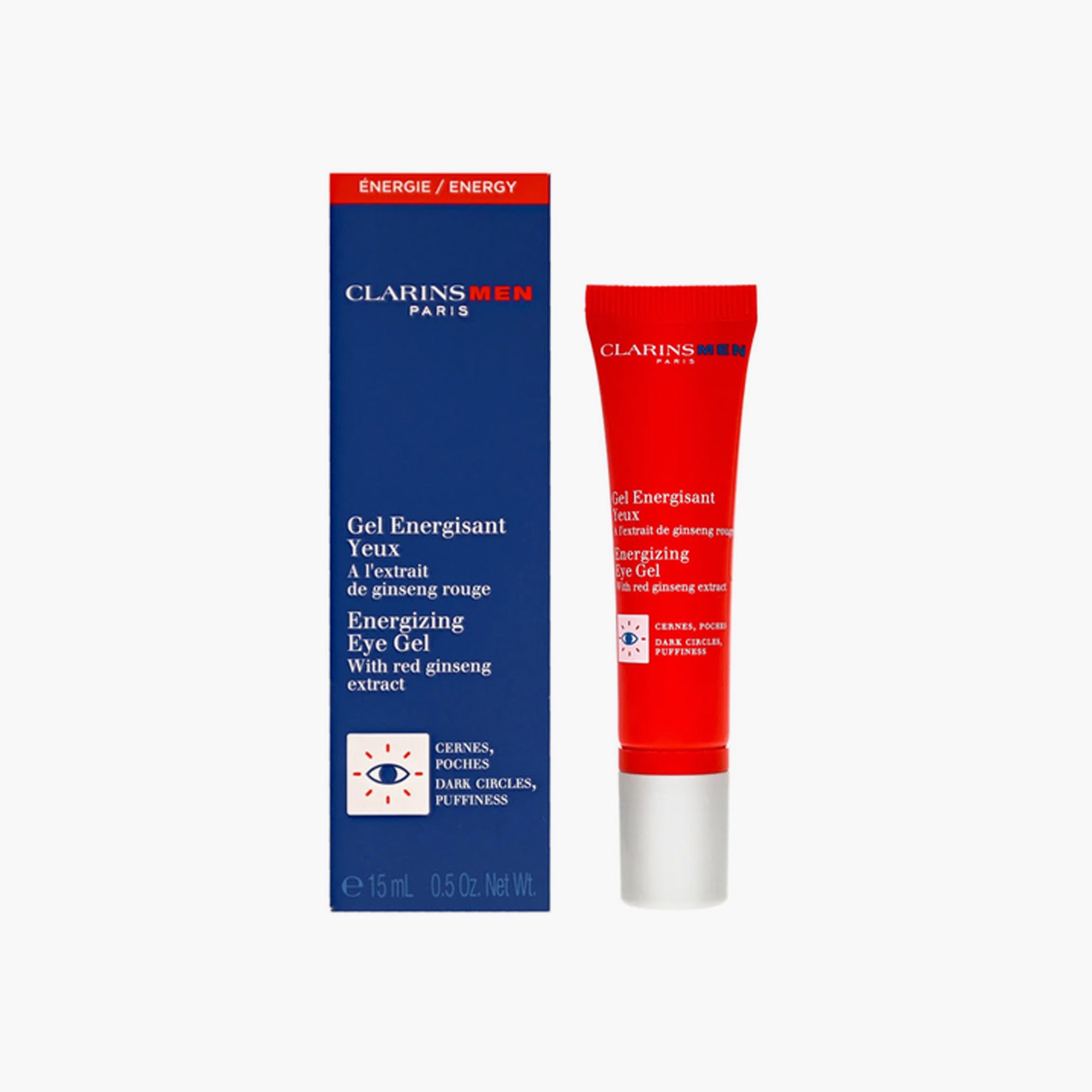 Clarins Men Energizing Eye Gel With Red Ginseng Extract 15ml