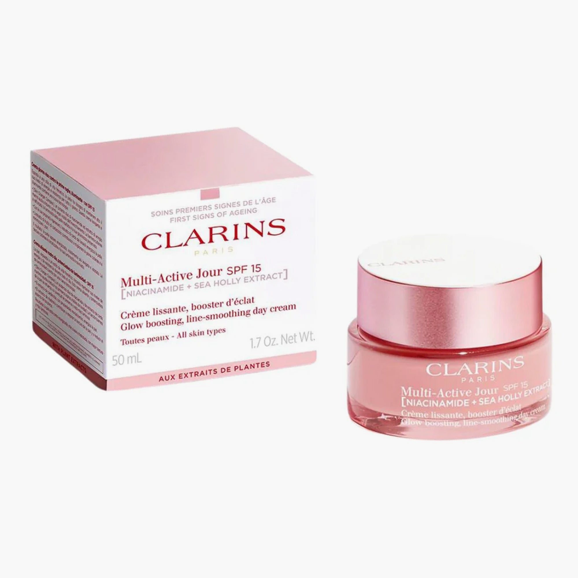 Clarins Multi-Active Glow Boosting, Line-Smoothing Day Cream SPF 15 50ml price in Pakistan