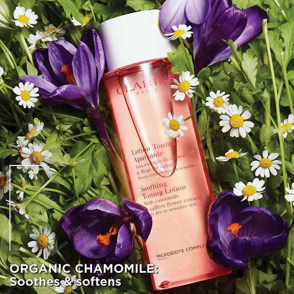 Clarins Soothing Toning Lotion With Chamomile & Saffron Flower Extracts 200ml
