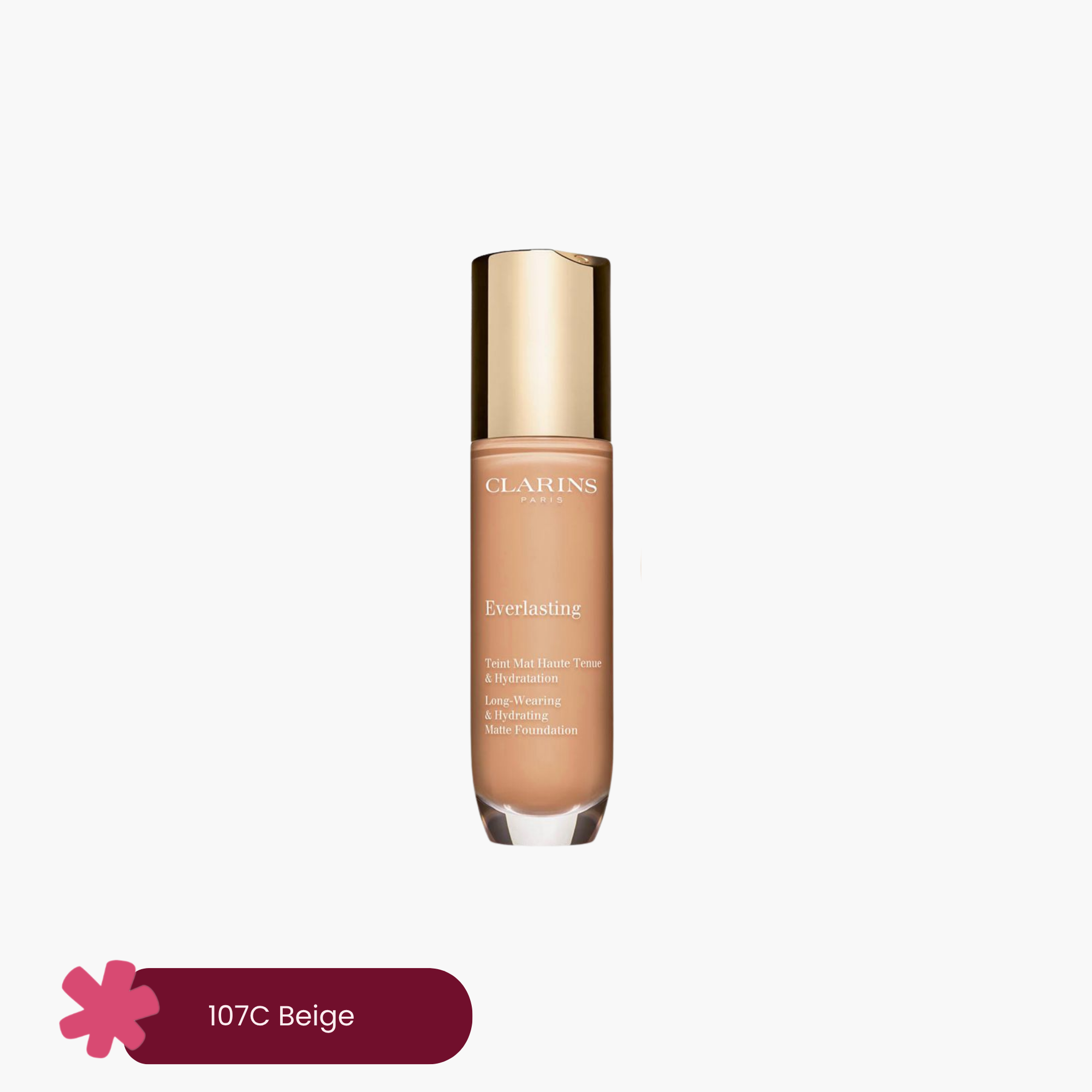Clarins Everlasting Long-Wearing & Hydrating Matte Foundation 30ml