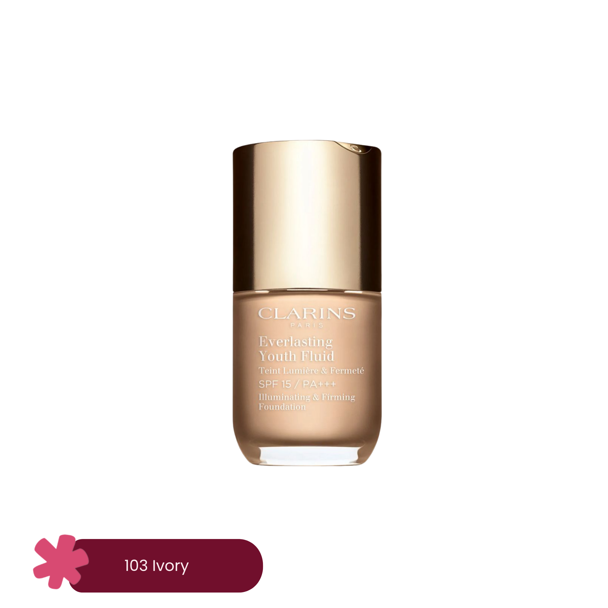 Clarins Everlasting Youth Fluid Illuminating & Firming Foundation SPF 15 PA+++ 30ml