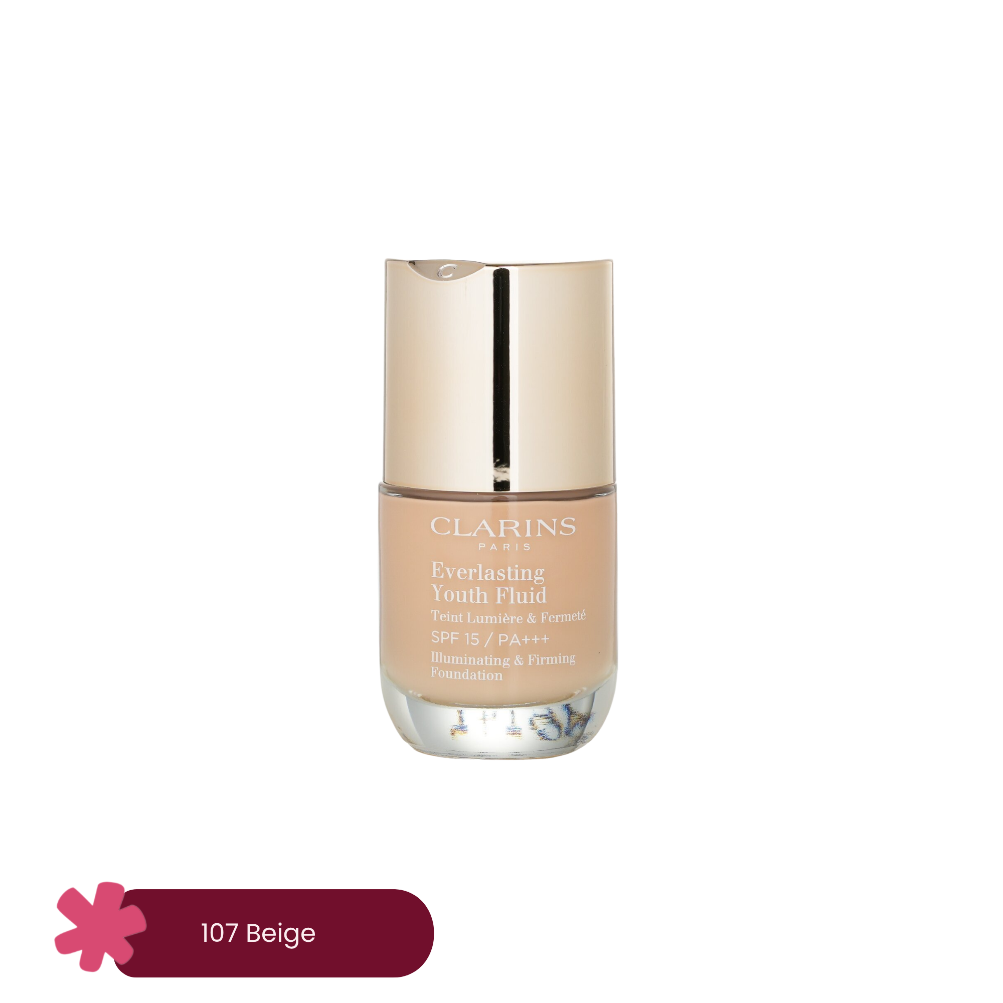 Clarins Everlasting Youth Fluid Illuminating & Firming Foundation SPF 15 PA+++ 30ml