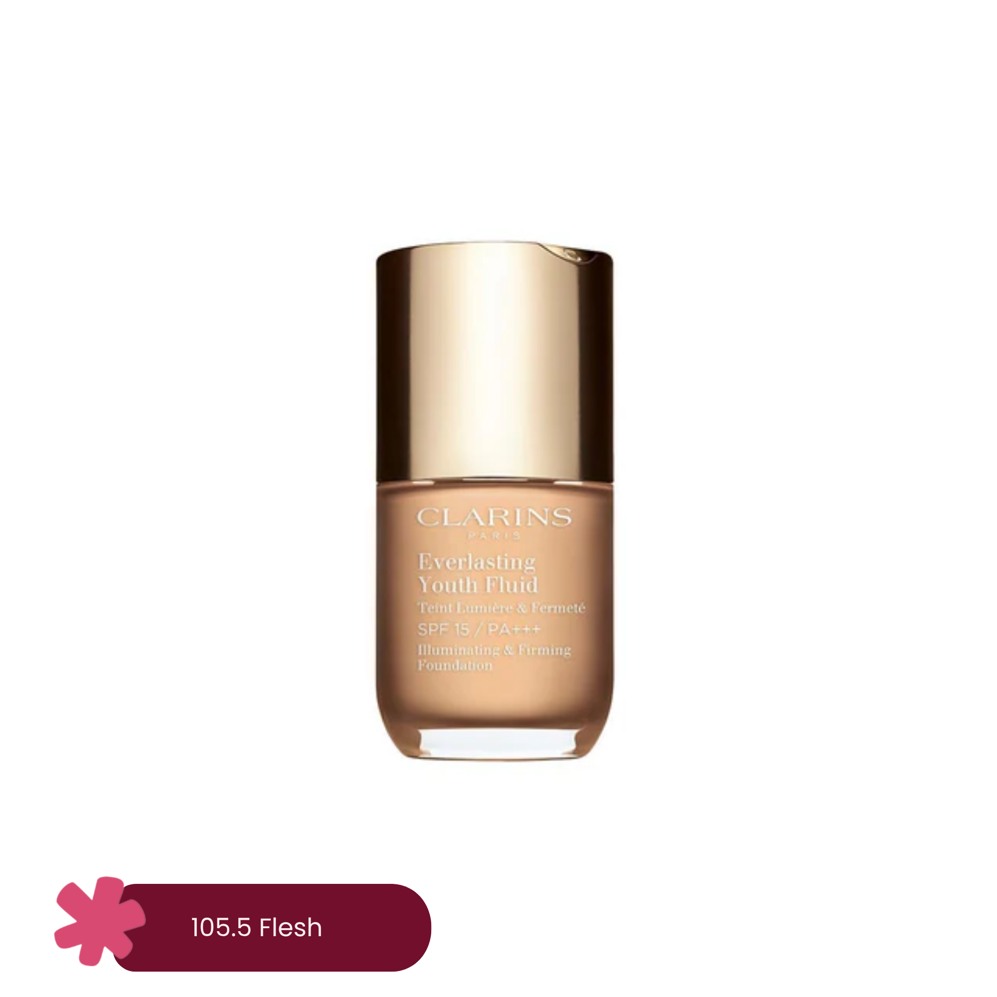 Clarins Everlasting Youth Fluid Illuminating & Firming Foundation SPF 15 PA+++ 30ml