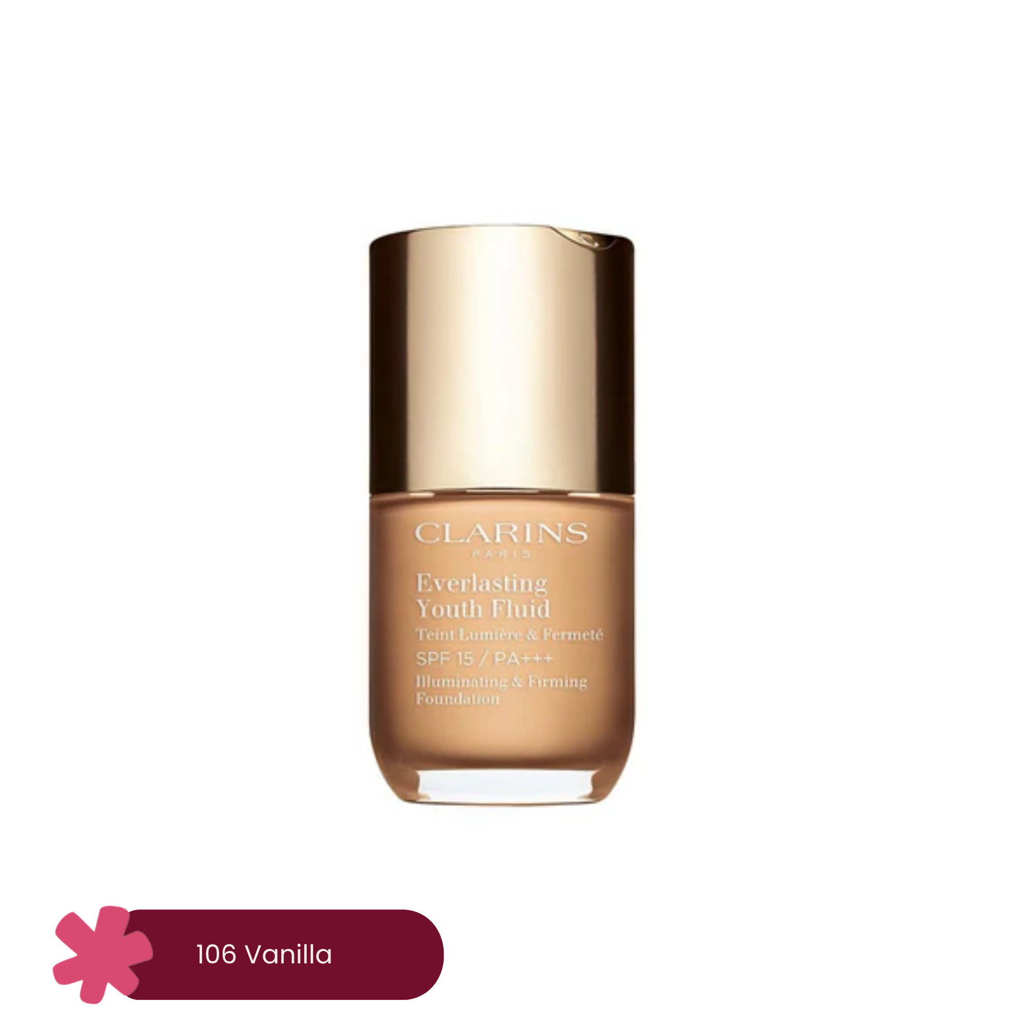 Clarins Everlasting Youth Fluid Illuminating & Firming Foundation SPF 15 PA+++ 30ml