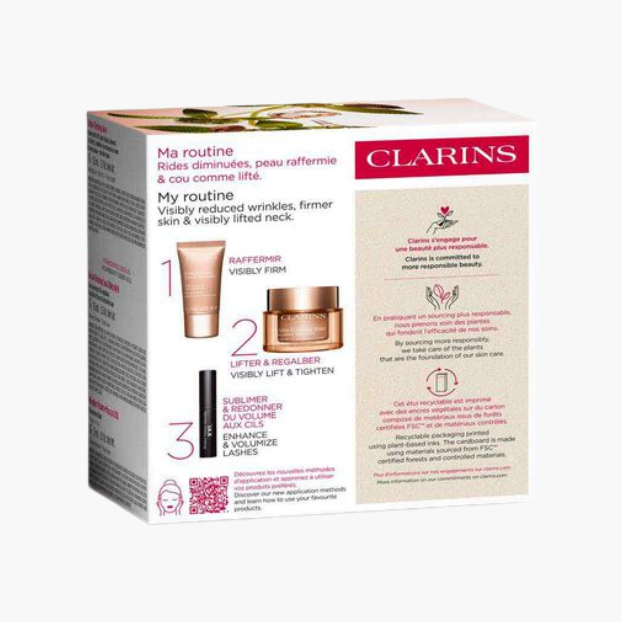 Clarins Extra-Firming Loyalty Gift Set how to use