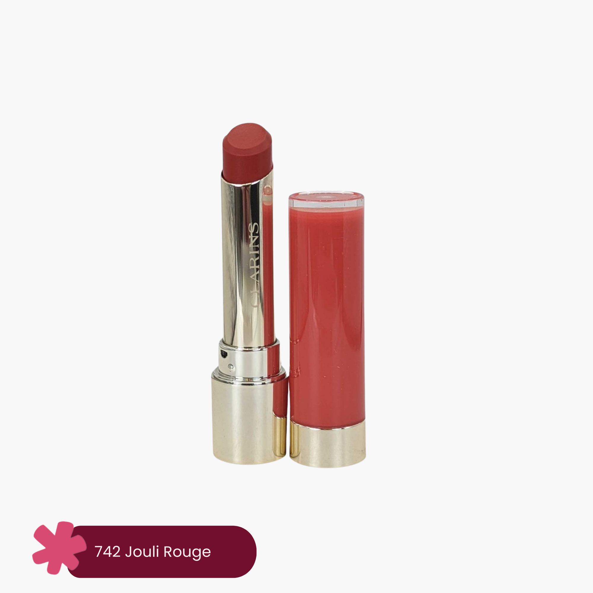 Clarins Joli Rouge Lacquer Intense Colour Lip Balm 3gm