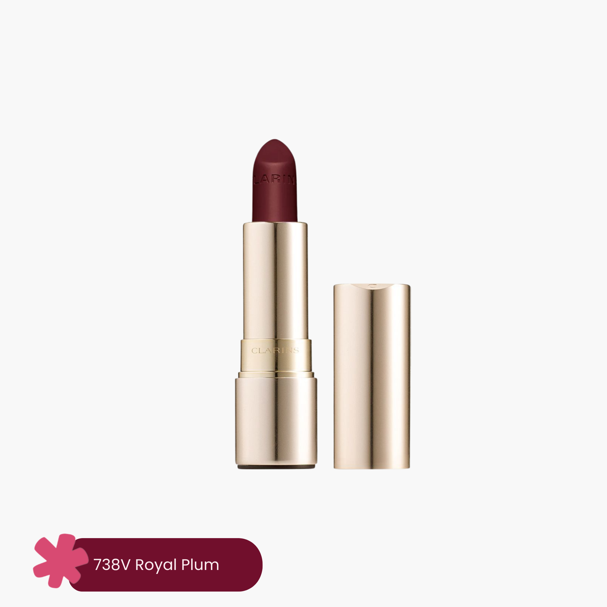Clarins Joli Rouge Velvet Matte & Moisturizing Long-Wearing Lipstick 3gm