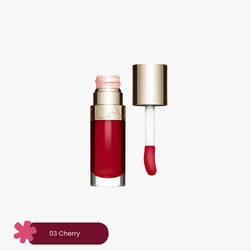 Clarins Lip Comfort Oil With Sweetbriar Rose Oil 03 Cherry 7ml