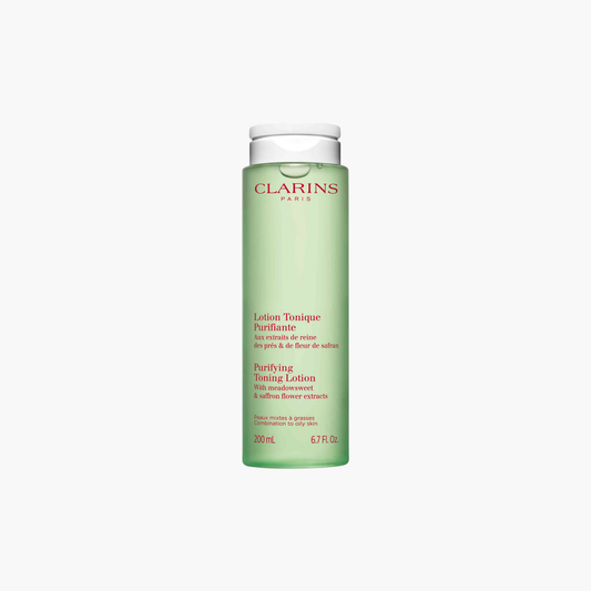 Clarins Purifying Toning Lotion With Meadowsweet & Saffron Extracts 200ml
