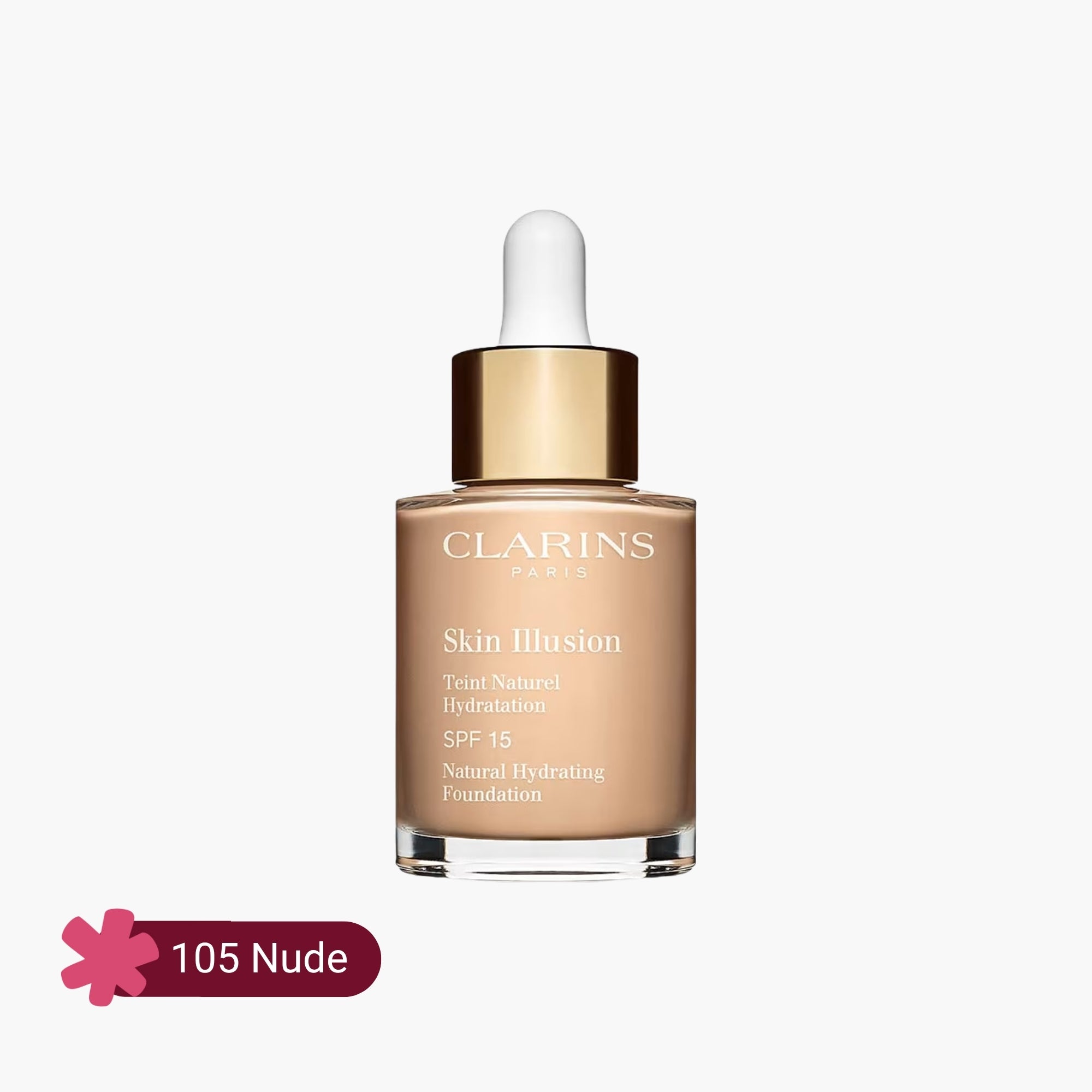 Clarins Skin Illusion Natural Hydrating Foundation SPF 15 30ml