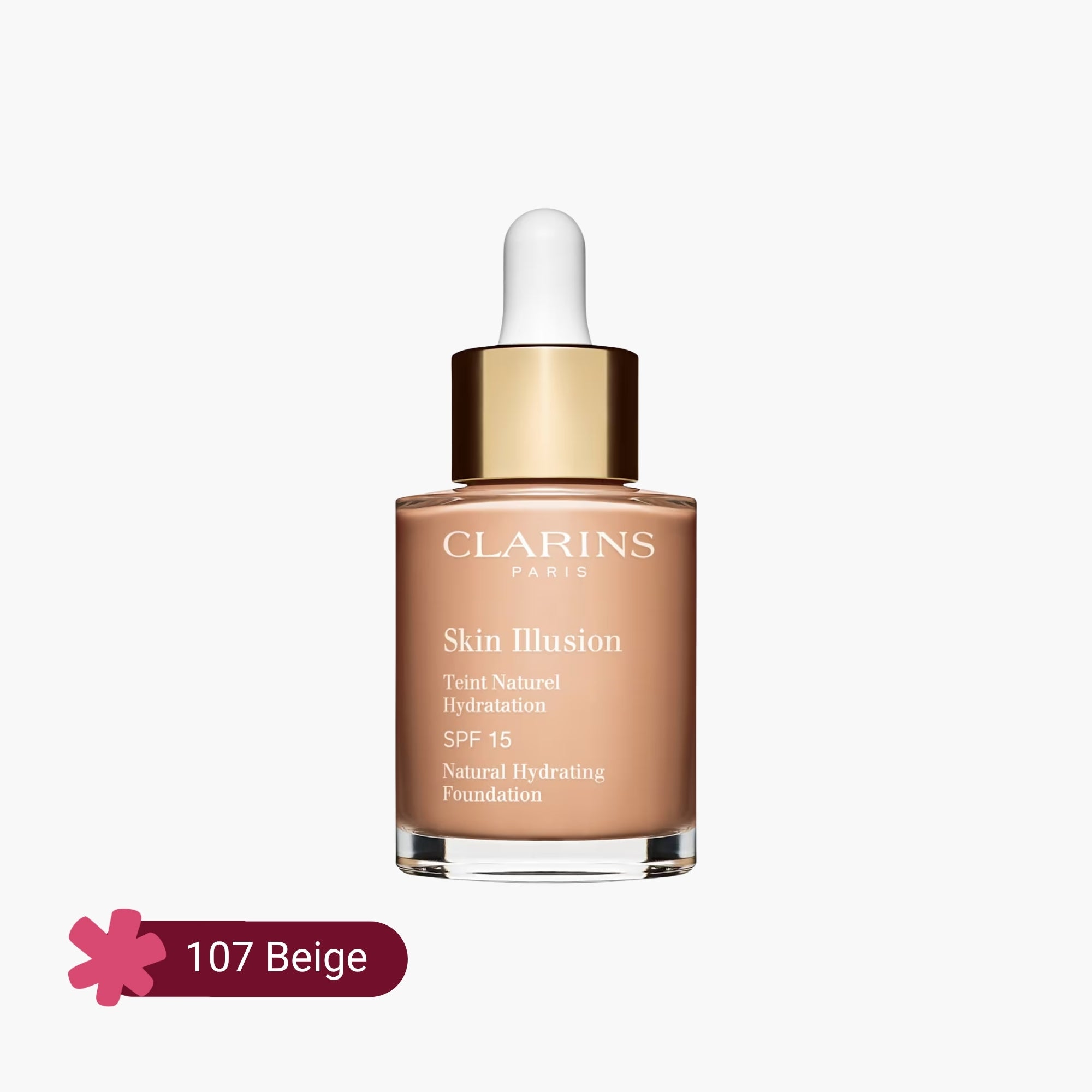 Clarins Skin Illusion Natural Hydrating Foundation SPF 15 30ml