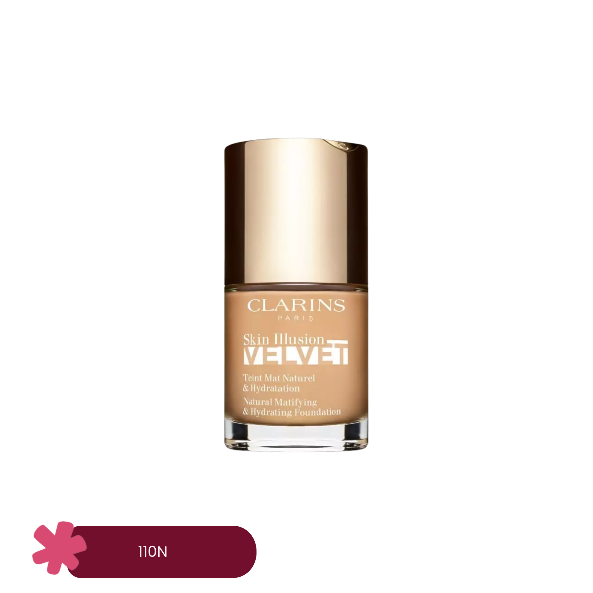 Clarins Skin Illusion Velvet Natural Matifying & Hydrating Foundation 30ml